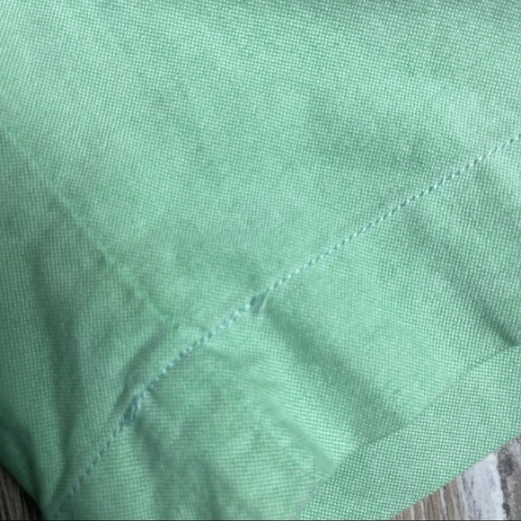 Polo Ralph Lauren MENS OXFORD khaki chino flat front shorts green SZ 35 - Picture 5 of 9